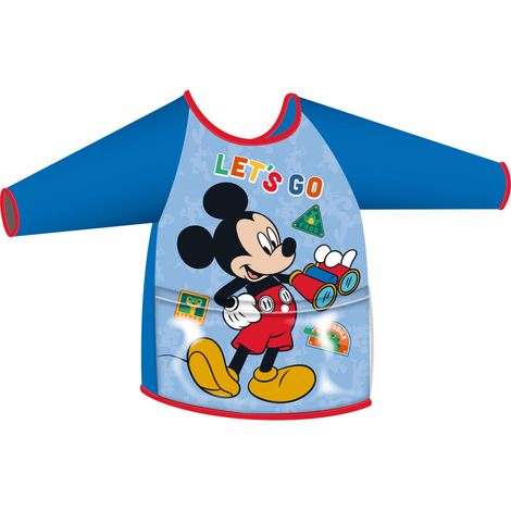 Tablier d'activités manches longues - Disney Mickey -Let's Go- (1/2)