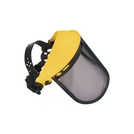 visiera di protezione per decespugliatori maniver giallo