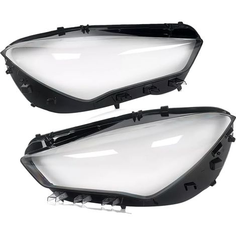 Copertura lente faro, trasparente, ricambio diretto, materiale ABS (1/2)