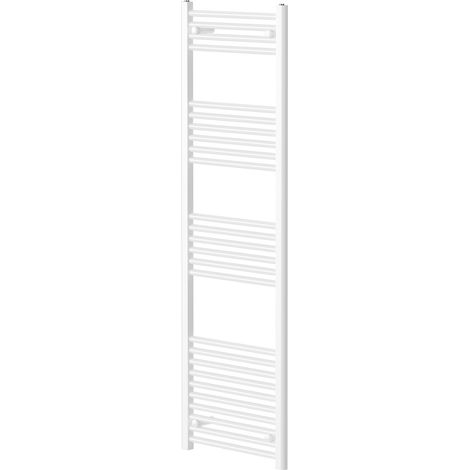 Pizarro White 1600mm x 500mm Straight Heated Towel Rail (1/5)