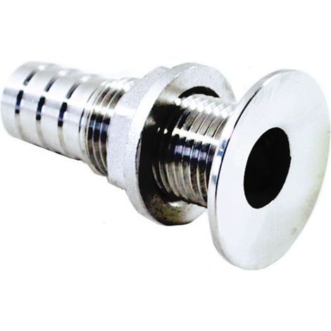 3/4-inch semi-threaded drain fitting, waterproof, for accessories on boats, yachts and RVs, 3/4 inch 316