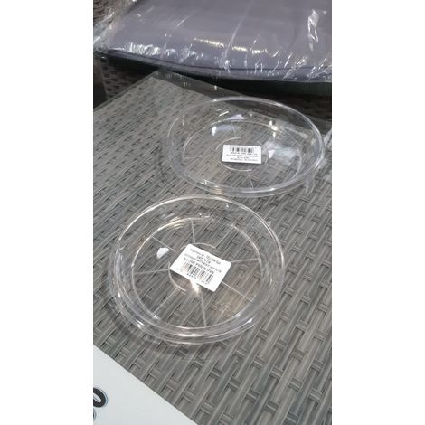 TELCOM SOTTOVASO TRASPARENTE EASY 19CM (1/2)