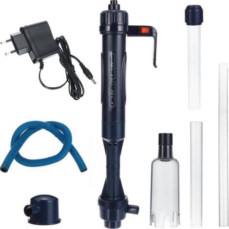 Pompe à eau pour aquarium - - Siphon automatique - Longueur réglable 560-820mm - 220V - Nettoyage facile (1/4)