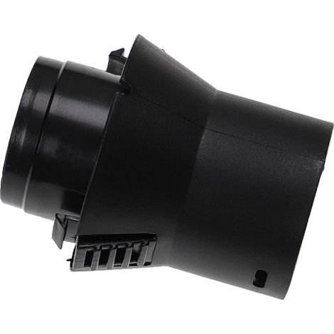 vhbw Hose End Connector Fitting Adapter compatible with Miele Black Pearl 5000 Vacuum Cleaner, Vacuum Cleaner Hose, Adapter, Black
