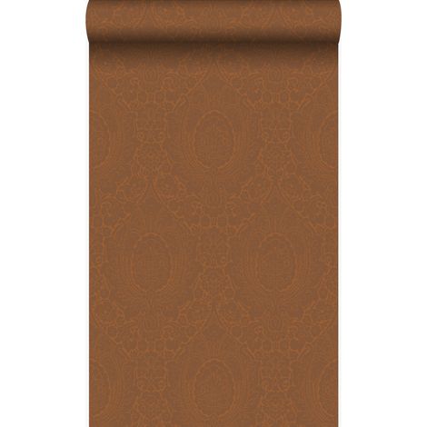 papier peint ornement jaune safran - Origin Wallcoverings (1/5)
