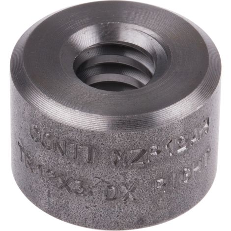 Bague écrou RS PRO, axe de 12mm ( Prix pour 1 ) (1/2)