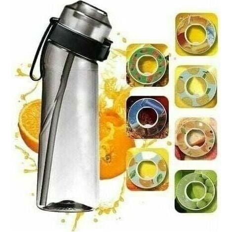 LaBlanc-Accessoires boisson Bouteille Air Up - 600 ml - Gourde avec goût - avec 7 capsules d'air - Gobelet anti-fuite pour la gym, la course, l'extérieur - Noir (1/5)