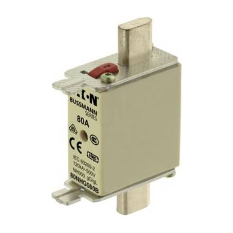 EATON BUSSMANN EATON BUSSMAN NH000 BLOC DE FUSIBLES NH000, 500 V AC/10 A, GG - GL DIN 43620-1, DIN 43620-3, IEC 60269, VDE (1/3)