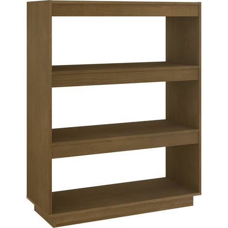 Maison Exclusive - Bücherregal/Raumteiler Honigbraun 80x35x103 Ma (1/5)