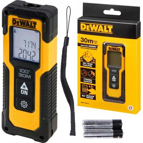 DEWALT DWHT77100 AAA batteries Laser range finder