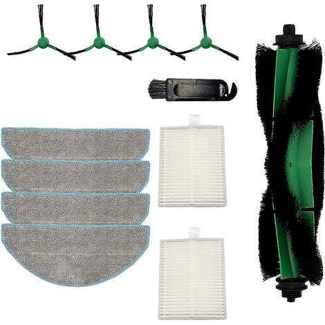 Pièces détachées pour aspirateur robot iRobot Roomba Combo Essential Y0112 : brosse principale, filtre HEPA, lingette de nettoyage (1/5)