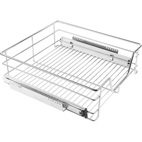 Cesta de almacenamiento de cajón telescópico 50cm para armario o mueble de cocina (1/5)