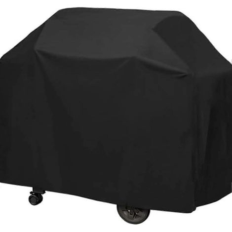 Housse de barbecue Aoyue, housse de barbecue de terrasse, housse de barbecue en tissu Oxford, housse imperméable, barbecue d'extérieur, noir, 170 x 61 x 117 cm (1/5)