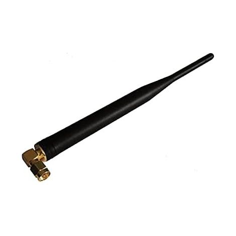 Antenne 5dBi - Lot de 1 - Gain Élevé - Signal WiFi Renforcé - Caméra IP Intérieur Extérieur - Connecteur Standard