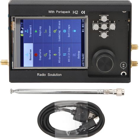 Émetteur-récepteur Radio SDR 1MHz à 6GHz, prise Audio 3.5mm, écran tactile 3.2 pouces, ensemble de réception SSB AM FM 1 (1/5)