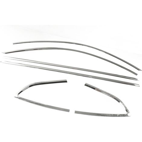 Garniture de fenêtre extérieure 6 pièces en acier inoxydable brillant, moulure de cadre chromée pour Subaru GR86 ZN8 ZD8 2022 et plus récent (1/5)