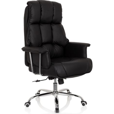 [GEBRAUCHT] Hjh Office Bürostuhl Chefsessel Commander Schreibtischstuhl Schwarz Kunstleder B-Ware (1/2)