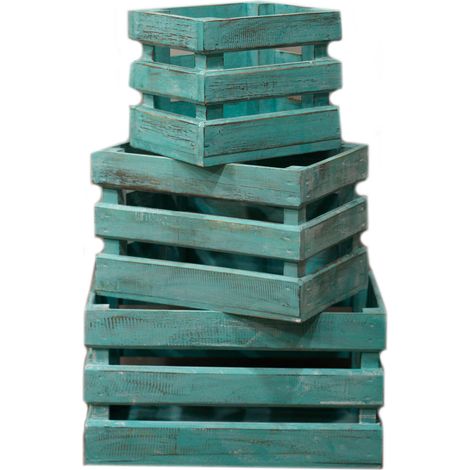 Ensemble de 3 boîtes de rangement/présentation - Greenwash- Vendu par 1 (1/3)