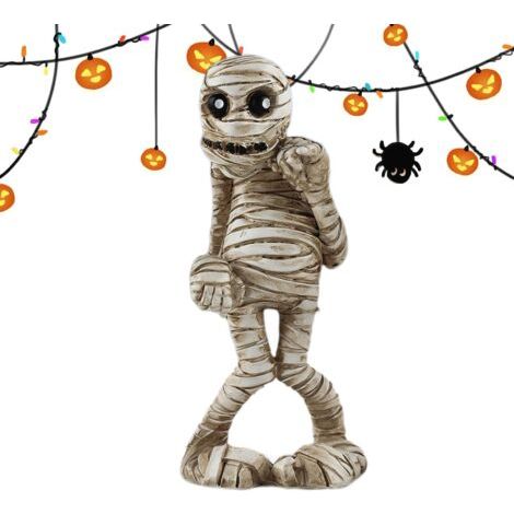 Décorations de bureau d'Halloween, statues de momie en résine, décoration de bureau, décorations délicates en résine, petites figurines de bureau en résine (1/5)