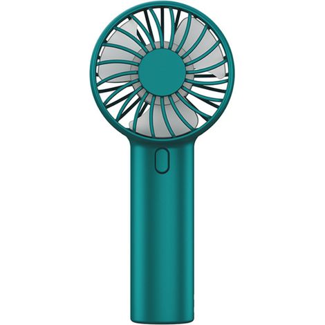 1 Ventilateur, rechargeable USB-C, moteur sans balais, 3 vitesses, ABS, pour bureau voyage camping (1/5)