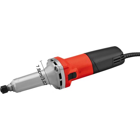 Smerigliatrice elettrica, velocità regolabile, design resistente, colore rosso (1/2)