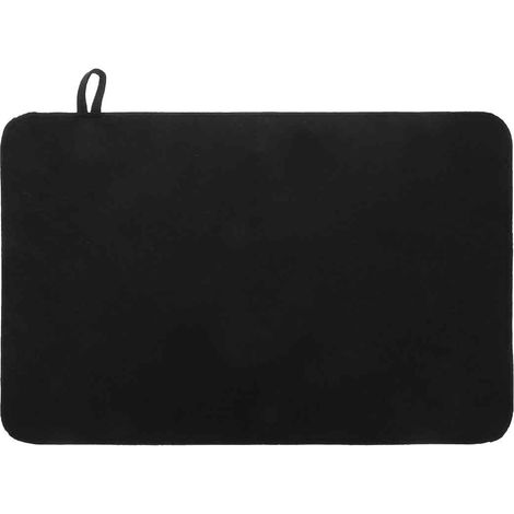 Coussin De Sauna - Feutre Synthétique Noir 8mm - Pour Banc De Hammam Et Sauna - 49.5x33cm (1/5)