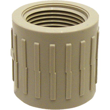 Conector hembra PP para instalación de juntas, conector recto para línea de goteo