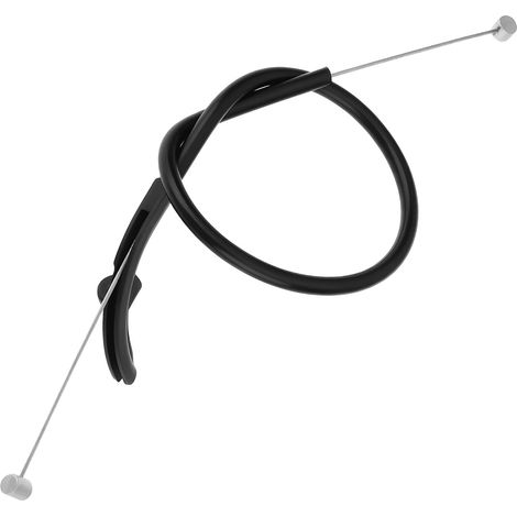 Câble d'accélérateur - 1 Unité - Acier et Caoutchouc - Commande Moteur Flexible - Pour Débroussailleuse Stihl - Noir (1/5)