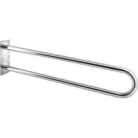 Barre d'appui en forme U HELP en acier inoxydable-90x25x10cm-- (1/5)
