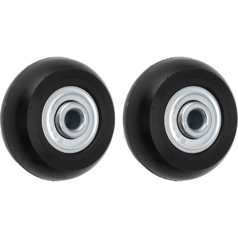 Kit de roues de rechange pour bagage silencieux double roulement roulettes pivotantes réparation roulements pour valise trolley 54x18mm/2.1x0.7in (1/5)
