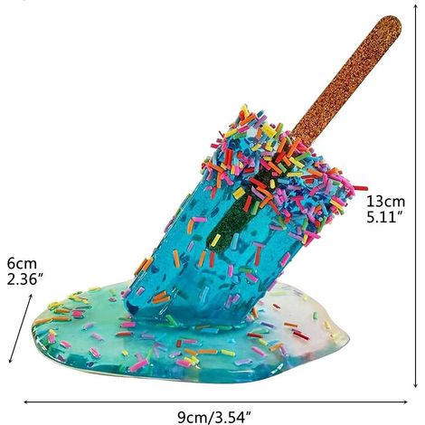 Ornament [Popsicle] Artisan en Résine Époxy pour Décoration Maison (1/5)