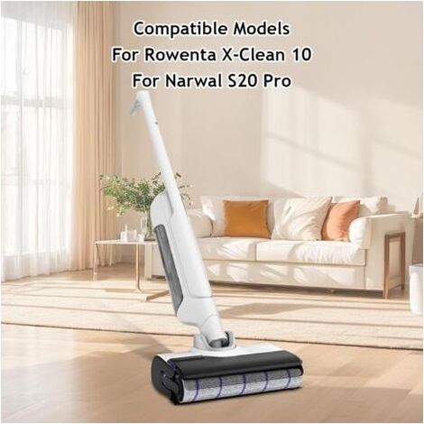 Brosse à rouleaux de pièces de rechange pour Rowenta X-Clean 10, pour Narwal S20 Pro accessoires l'aspirateur humide et sec, rouleau de brosse 5 + 5 filtres + brosse de nettoyage