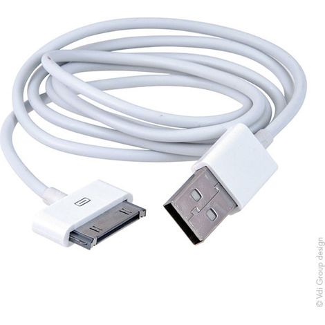 NX - Câble USB pour iPhone 3, 4 et iPad (1/2)