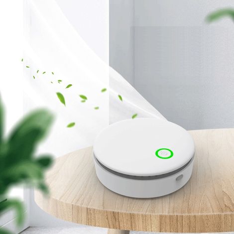 Purificatore d'aria - Purificatore d'aria a ioni negativi - Purificatore d'aria per la casa - Purificatore d'aria a ioni negativi - Deodorante per ambienti - Ionizzatore - Bianco (1/3)