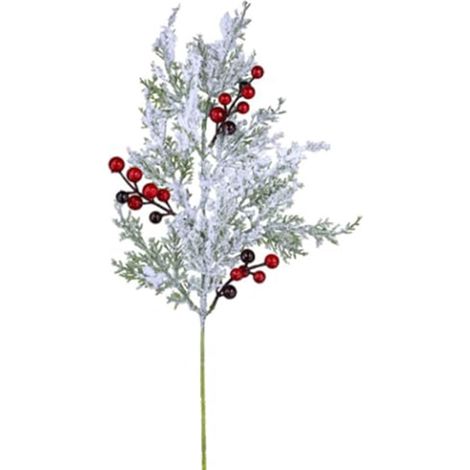 Guirlande Artificielle De Noël - Branches De Houx Avec Baies Rouges - Décoration Intérieure Pour Fêtes - 1 Pièce (1/5)