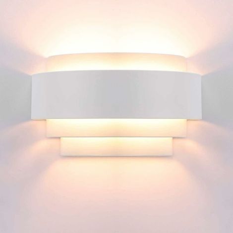 Appliques Murales LED Lampe Murale Applique Interieur Design Simple Lumière en Métal Pour Chambre Escalier Boutique Salon Bureau Porche appliques murales interieures Blanc Chaud BLOW (1/5)