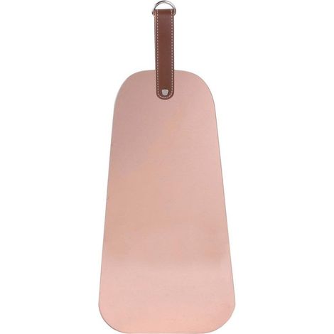 Miroir cuivre rose avec anse trapèze (1/3)