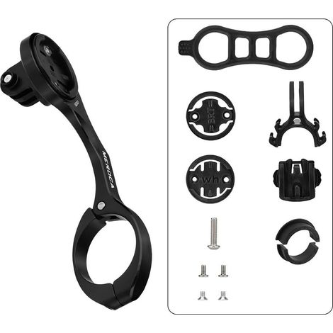 Kompakte Fahrradcomputerhalterung, Rennrad-Verlängerungshalterung, robust und aus Aluminiumlegierung (SD03)