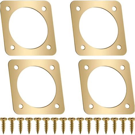 4er-Set Metallplatten – Vogelhaus-Eingangsschutz – Robuster Stahl – Raubtiersicher – Für Garten und Außenbereich – 5,08 cm (1/5)