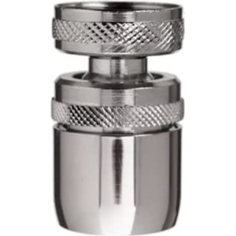 REGOLATORE RISPARMIO ACQUA PER RUBINETTERIA - CON SNODO M22x1 - OTTONE CROMATO