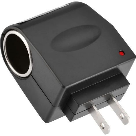Convertitore di potenza universale AC/DC per auto, trasformatore di corrente 12V DC 500mA per veicoli, presa trasformatore per dispositivi elettronici automobilistici (1/5)