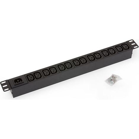 Triton RAB-PD-X10-A1 regleta de enchufes 14 C13 1U negro