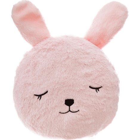 Cuscino coniglio rosa per bambini d28cm - Atmosphera créateur d'intérieur