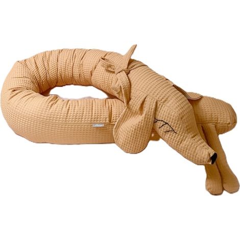 Tour de lit, coussin décoratif, peluche pour chien (moutarde + rose sauvage) (1/5)