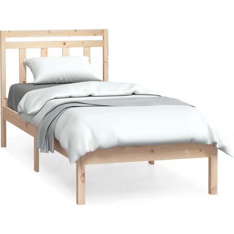 Maison Exclusive - Massivholzbett 75x190 cm (1/5)