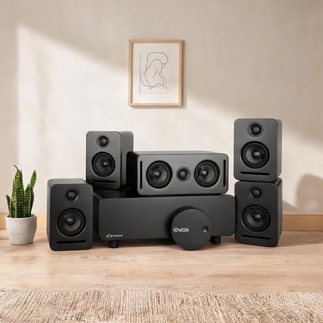Home cinéma sans fil 5.1 Dolby Atmos pour salon avec enceintes (1/5)