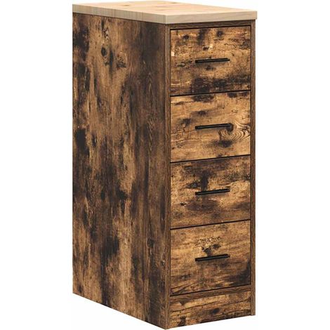 Maison Exclusive - Armoire de rangement de garage chêne fumé 30x51x85 cm bois pin