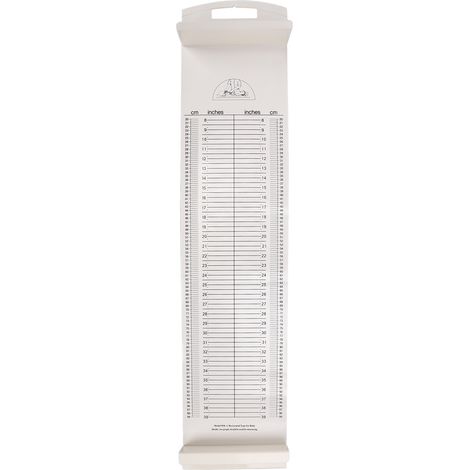 Toise bébé souple imperméable pliable en PVC, règle murale enfant avec tableau de croissance, mesure hauteur bébé pliable. (1/5)