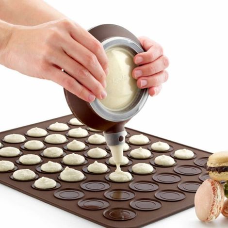 Large Size Silicone Pad for Kitchen Frying + Framed Pot + Color Box for Baking Macaroon Molds (1/5)