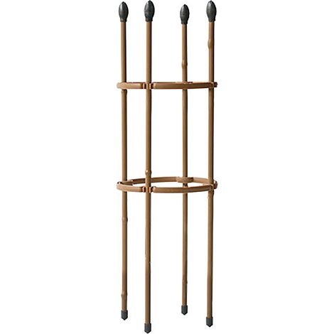 Treillis de jardin Métal Diamètre 25cm Hauteur 75/90cm 1 pièce avec décoration (1/5)